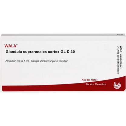 Glandula suprarenales cortex GL D 30 Ampullen 10X1 ml